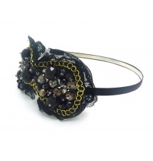 Serre-tête perles avec chainette
