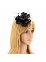 Fascinateur fleur sur pince noir