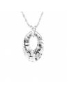 Collier cristal Swarovski black patina