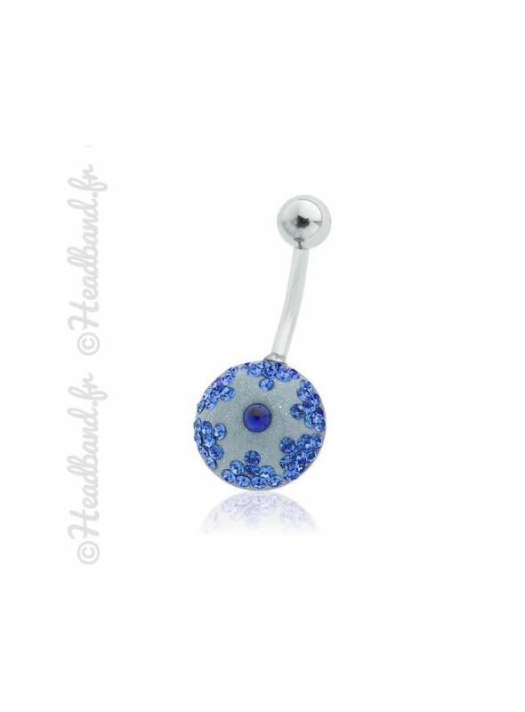 Piercing nombril étoile pavé de cristaux Swarovski®