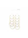 Lot de 10 bagues de cheveux métal doré