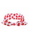 Bandeau fille imprimé fraise