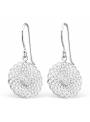 Boucles d'oreilles rosace 14 mm argent 925