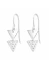 Boucles d'oreilles triangle argent