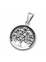 Pendentif médaillon arbre de vie argent 925