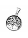 Pendentif médaillon arbre de vie argent 925
