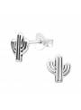 Clous d'oreilles motif castus argent 925