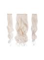 Kit extensions cheveux 3 bandes ondulées 50 cm - Blond très clair