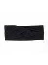 Bandeau croisé à pois noir