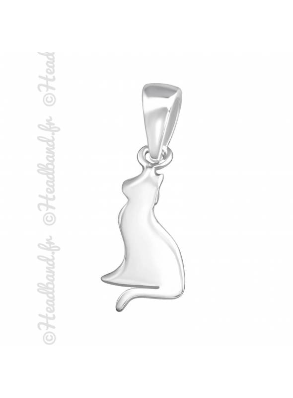 Pendentif enfant chat argent 925