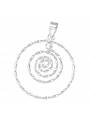 Pendentif spirale argent 925