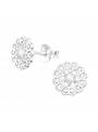 Boucles d'oreilles vintage filigrane argent