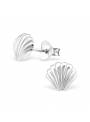 Boucles d'oreilles shell argent