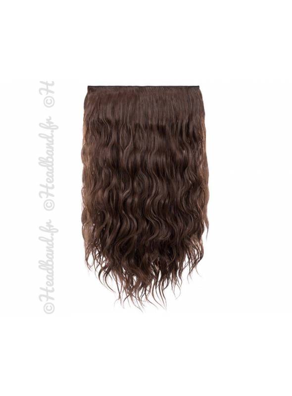 Extensions 3 bandes boucles wavy 50 cm - Châtain noisette