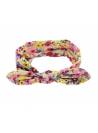 Bandeau fille motif fleur rétro