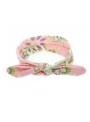 Bandeau enfant noeud rose pâle