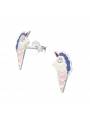 Clous d'oreilles licorne glace enfant argent