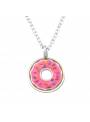 Collier donut enfant argent 925