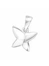 Pendentif enfant papillon argent massif