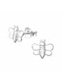 Clous d'oreilles enfant butterfly argent