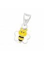 Pendentif enfant abeille émail argent 925