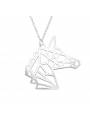 Collier licorne ajouré argent 925