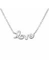 Collier mot love argent 925