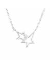 Collier étoile double argent 925