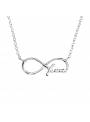 Collier forever signe infini argent 925