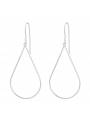 Boucles d'oreilles goutte argent