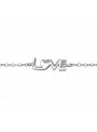 Bracelet inscription love argent 925