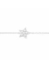 Bracelet motif étoile zirconium en argent 925