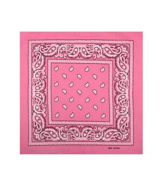 Bandana cheveux carré rose clair