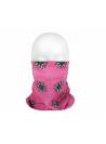 Bandeau écharpe tube sport edelweiss rose