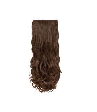 Extensions cheveux ondulées 8 bandes - Brunette