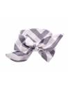 Bandeau noeud enfant à chevrons gris