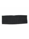 Bandeau large effet macramé noir