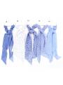 Chouchou ruban polka dot bleu ciel