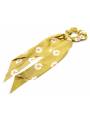 Chouchou satin marguerites jaune
