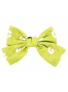 Pince ruban marguerites vert