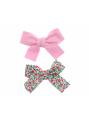 Lot de 2 pince noeud liberty rose