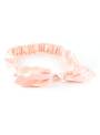 Bandeau noeud pois rose clair