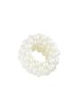 Chouchou femme perles blanc