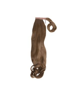Postiche queue de cheval ondulée 66 cm - Blond foncé