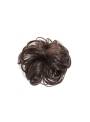 Postiche chouchou chignon flou - Châtain chocolat