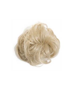 Postiche chouchou chignon flou - Blond miel