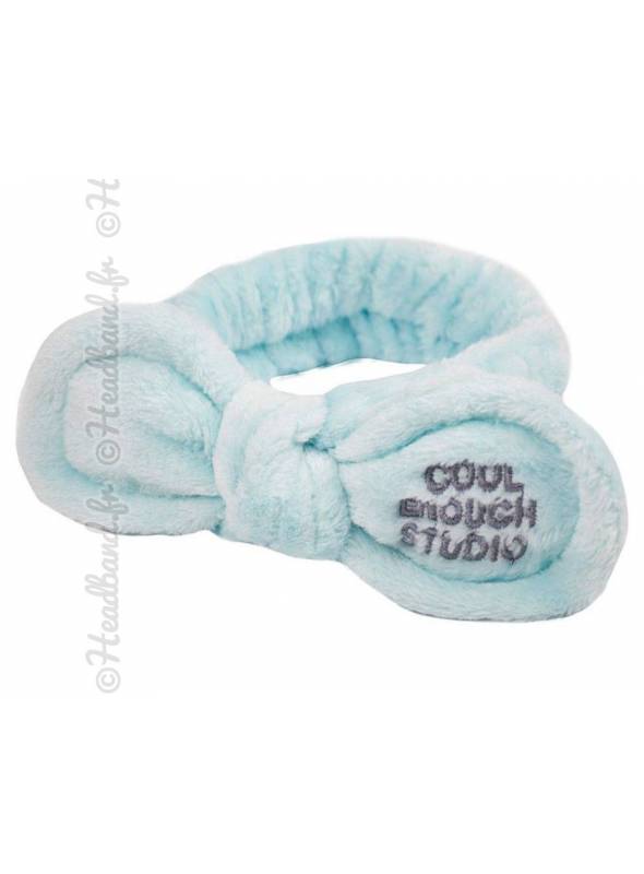 Bandeau maquillage soin poudré en peluche