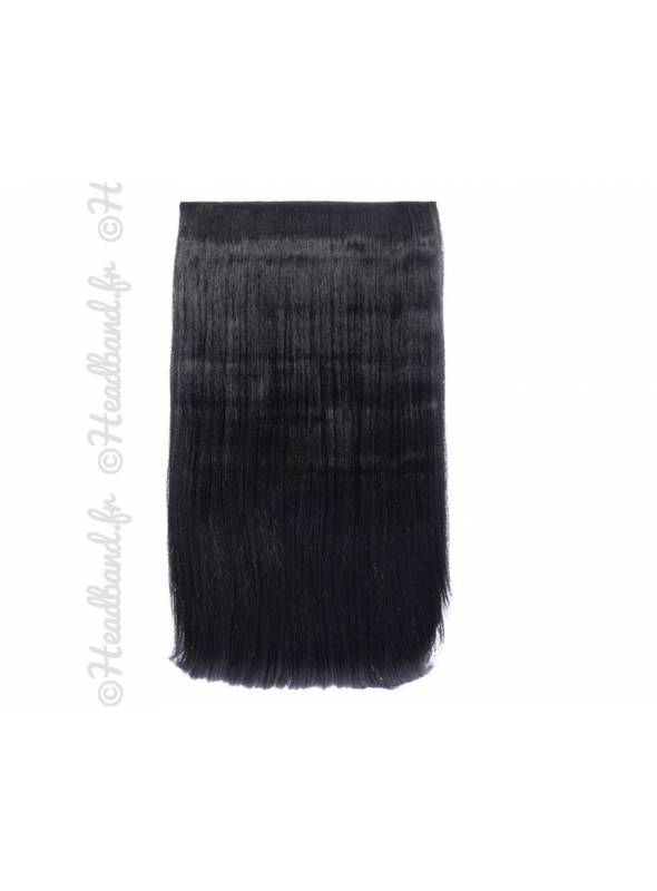 Monobande cheveux raides 60 cm - Noir