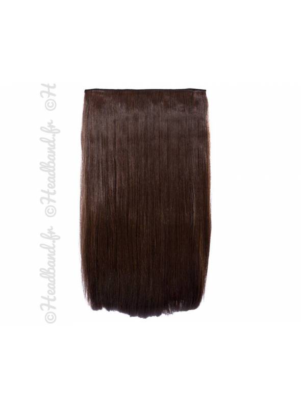 Monobande cheveux raides 60 cm - Brunette