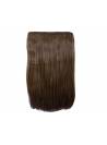 Monobande cheveux raides 60 cm - Châtain caramel